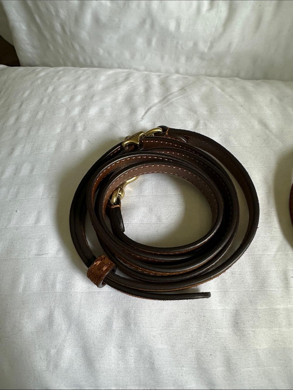 COACH Suede Top Handle Trail Bag - Warm Brown - Picture 7 of 10